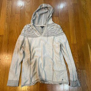 Eddie Bauer Women's Grey L Hoodie with Designs